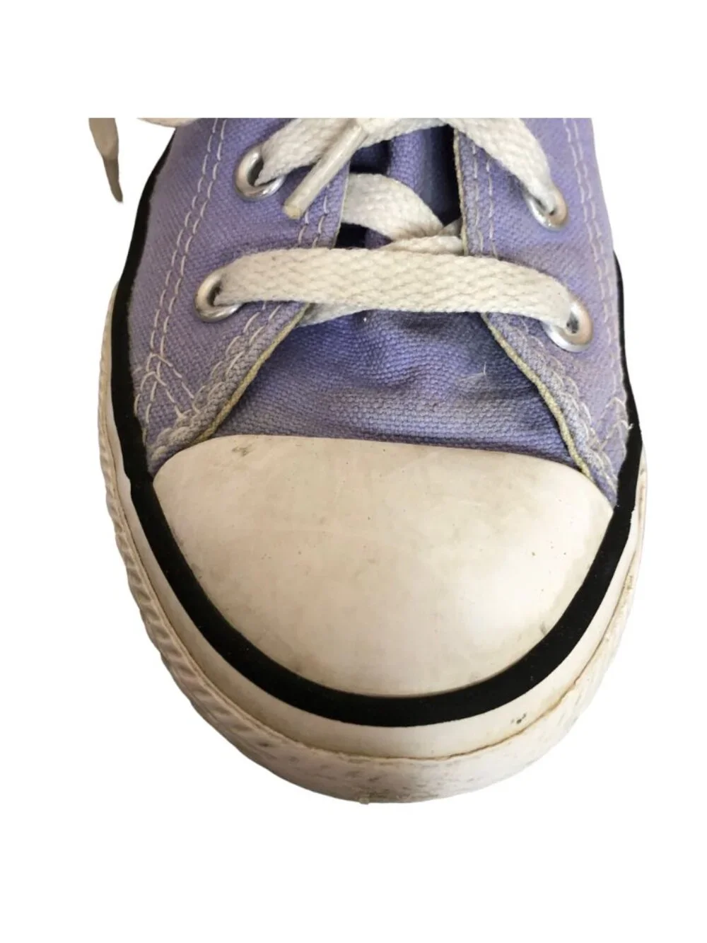 Converse All Star Chuck Taylors Purple White Girls 1 Low Top Sneakers Shoes